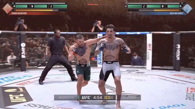 Conor McGregor vs Max Holloway смотреть онлайн