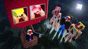 🎈ДОМ НА ВОЗДУШНОМ ШАРЕ ПРОТИВ СЛОМАННЫХ КЛОНОВ В МАЙНКРАФТ! - (MrShadyMan) #Minecraft #Майнкрафт