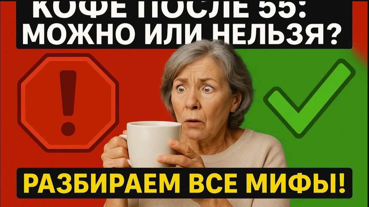КОФЕ ПОСЛЕ 55 ЛЕТ — ВРЕД ИЛИ ПОЛЬЗА? ВСЯ ПРАВДА О КОФЕ ДЛЯ ПОЖИЛЫХ!