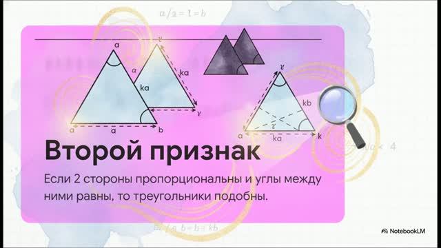 Геометрия 8 класс 67 Второй признак подобия треугольников