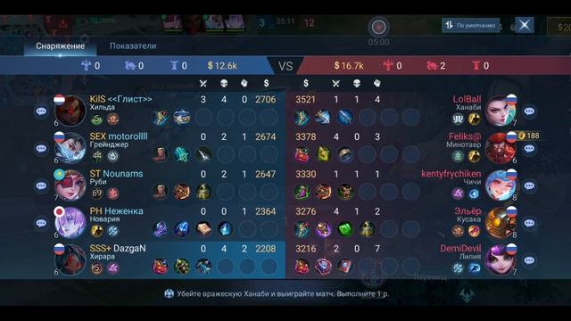 Mobile Legends: Bang Bang - Моя игра Рейтинговый Хирара