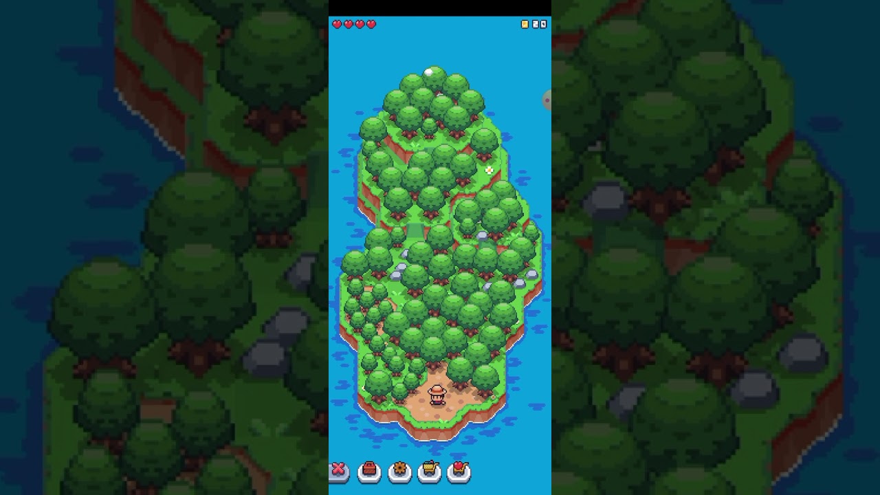 Для тех Кто хочет знать название игры вот Tiny Island Survival смотреть онлайн
