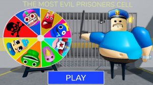 РЕЖИМ «КОЛЕСО ФОРТУНЫ» в игре «ПОБЕГ ИЗ ТЮРЬМЫ БАРРИ»! БАНБАН в Roblox запускает Обби