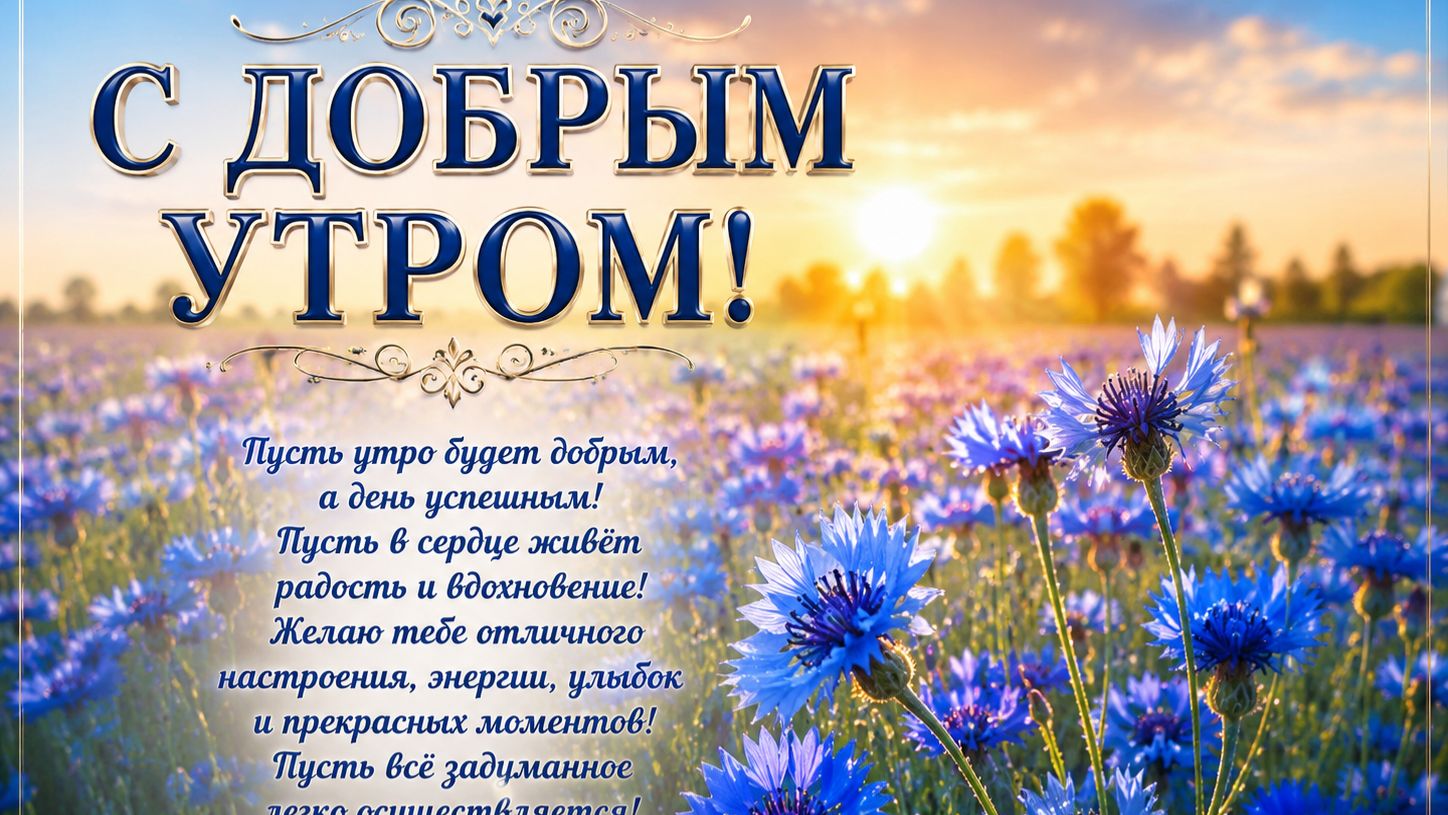 Доброе утро пожелание — самая тёплая музыкальная открытка для любимых людей ☀️ смотреть онлайн