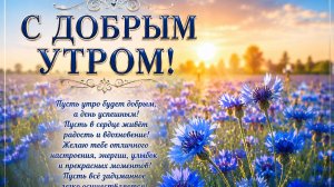 Доброе утро пожелание — самая тёплая музыкальная открытка для любимых людей ☀️