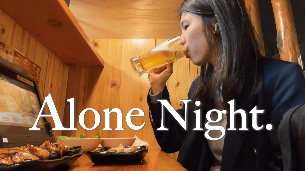 Alone in Tokyo after work | 21:00–1:00 A cozy evening ritual: stress, beer 🍺, and a quiet night смотреть онлайн