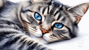 Мурчанье довольного кота