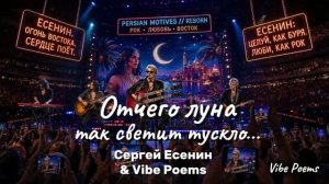 Отчего луна так светит тускло… Сергей Есенин & Vibe Poems