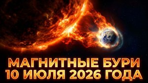 Солнце атакует Землю прямо сейчас: Магнитные бури 10 Июля 2026 года