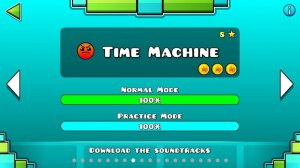 Geometry Dash - Time Machine (Все Монеты)