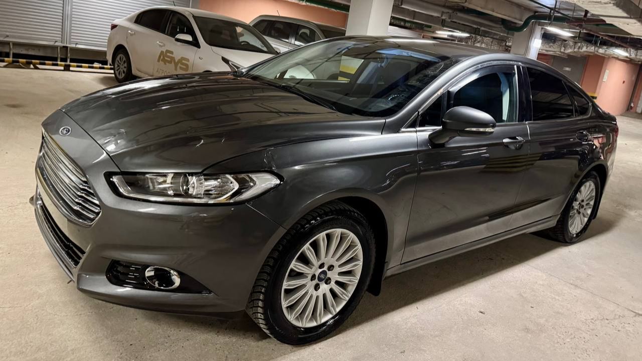 Ford Mondeo; 2.0 AT; 2017; Серый смотреть онлайн