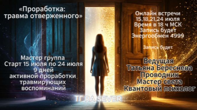 «Проработка травма отверженного» Вводная лекция для Мастер группы #квантовыйпереход