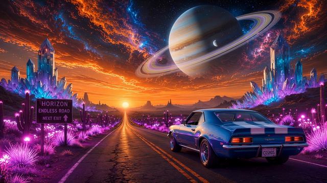 Neon Mirage Riff ｜ Desert Rock & Psychedelic Space Trip смотреть онлайн