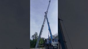 Монтаж вышки сотовой связи 40м. УЦН теле2