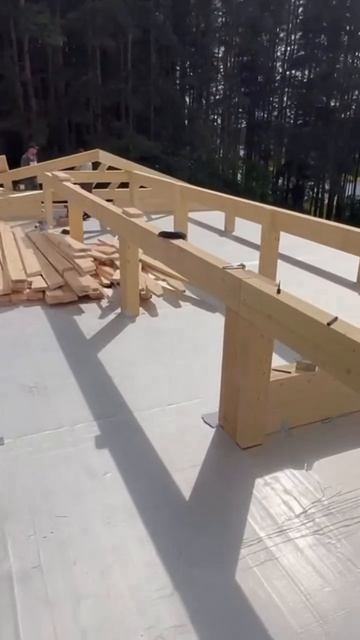 Реалити-стройка из CLT. День 5. Крыша