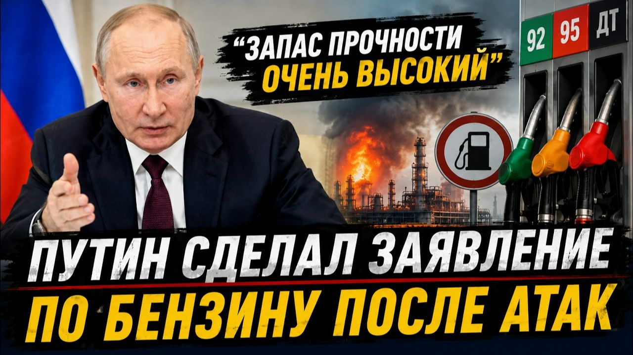 «Запас прочности России очень высокий»: Путин обратился к россиянам после атак на НПЗ смотреть онлайн