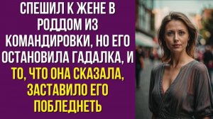 Спешил к жене в роддом из командировки, но его остановила гадалка, и то, что она сказала