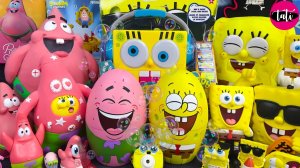 Играем в игрушки из мультика Спанч Боб и другие. Мультфильм для детей. ASMR АСМР