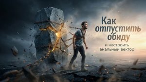 Как отпустить обиду и настроить анальный вектор