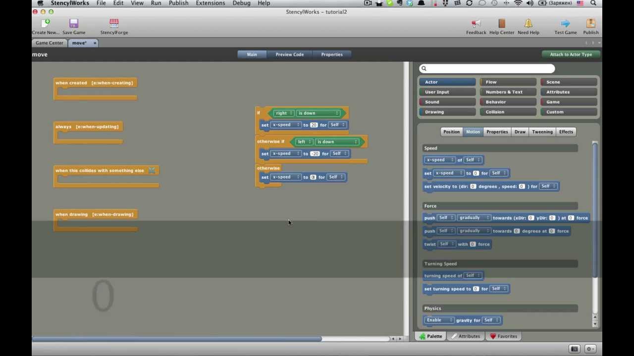 StencylWorks tutorials in russian part 2 смотреть онлайн