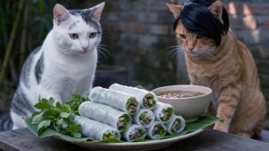 Котики готовят знаменитый Фо Куон и хрустящий жареный Фо