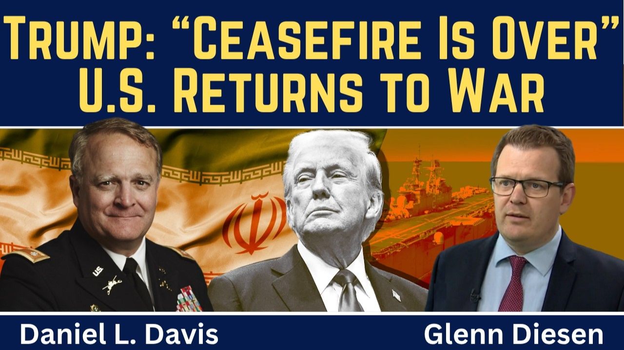 Daniel Davis_ Trump Says _the Ceasefire Is Over_ With Iran & Escalates the War With Russia смотреть онлайн