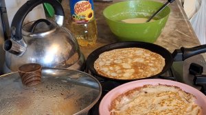 жарю блины🥞😁👍🫖☕