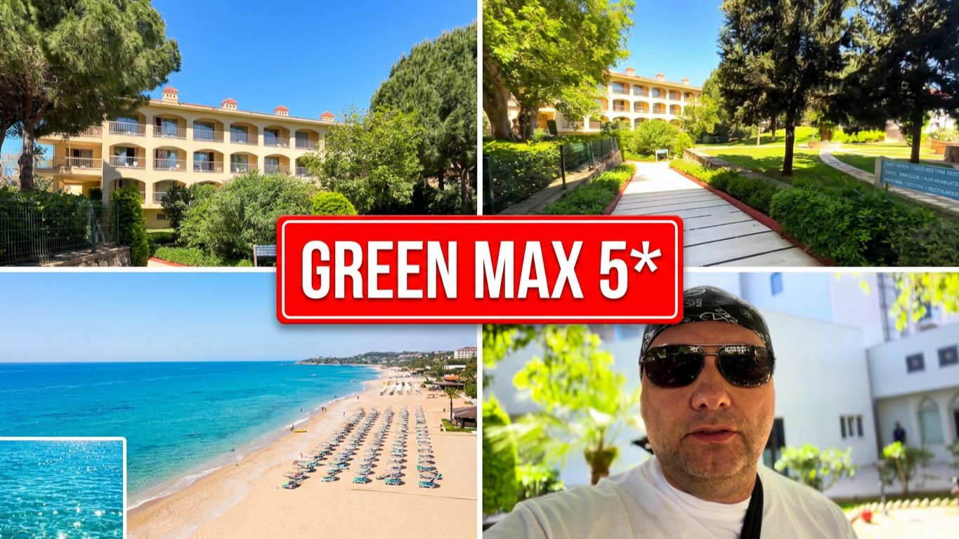 Турция. GREEN MAX 5*Белек 3/2. Пляж. Бунгало. Корпус Зевс.