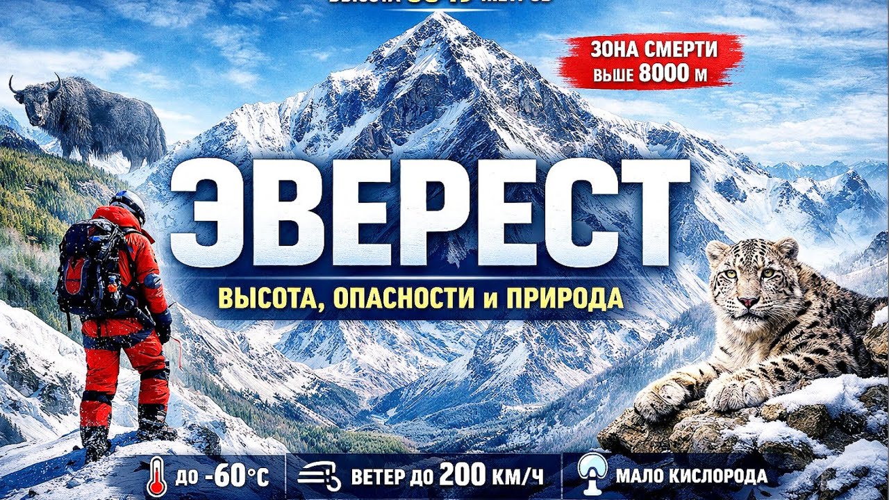 Эверест — выше некуда 8849 метров над Землёй смотреть онлайн