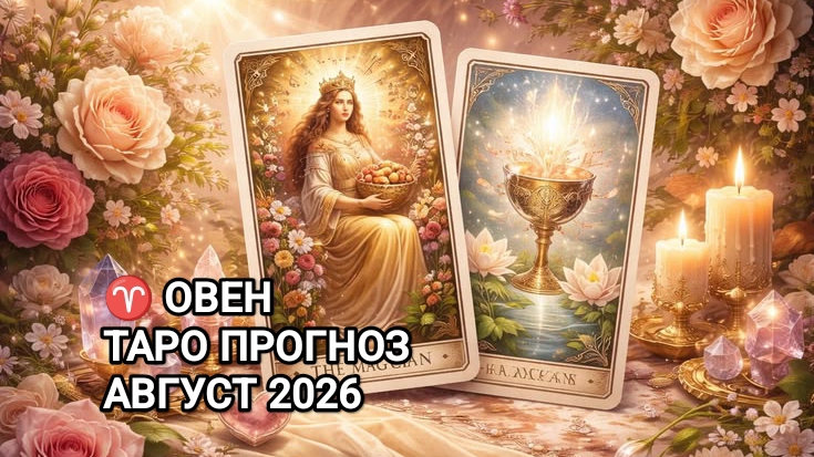 ♈ ОВЕН ✨ ТАРО ПРОГНОЗ ✨ АВГУСТ 2026