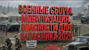Военные сборы, МОБИЛИЗАЦИЯ, РЕЙДЫ : ОПАСНОСТИ ЗАПАСНИКУ 2026 #призывнойюрист, #призыв, #военкомат