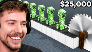 Ловушка Биста в Майнкрафт за 1$ или за 25,000$. MrBeast на русском