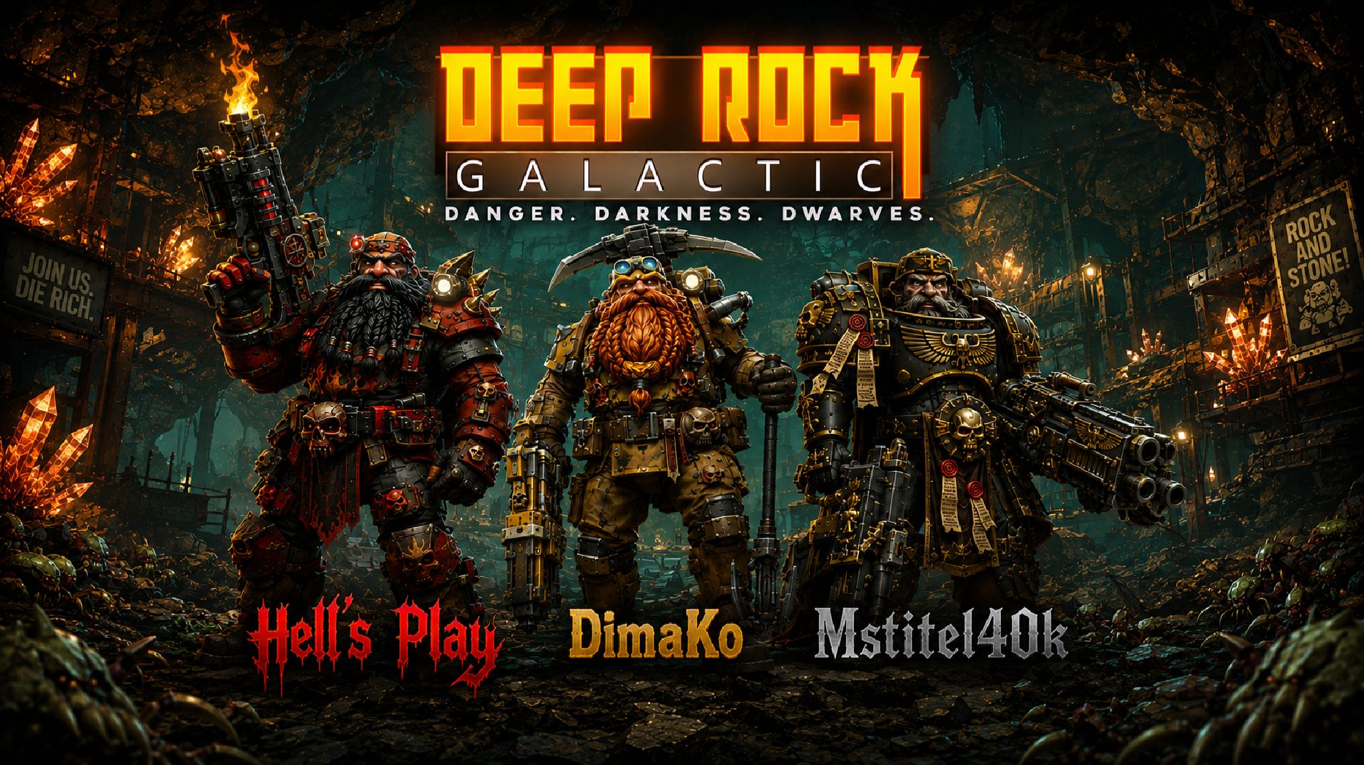 Гнусы копают руду - Deep Rock Galactic смотреть онлайн