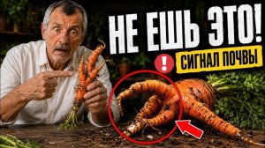 Рогатая морковь - это не случайно! Почва подаёт сигнал! После этого морковь будет ровной!