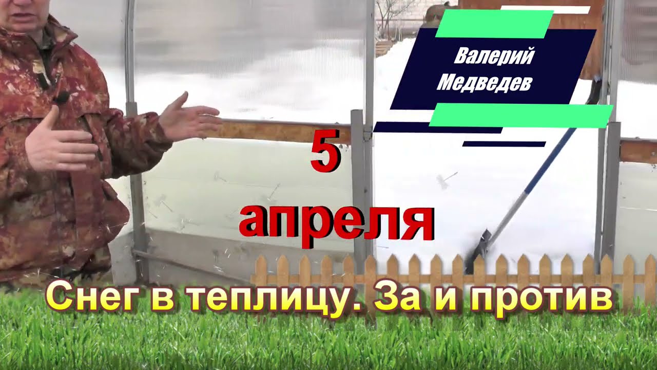 Снег в теплицу. За и против смотреть онлайн