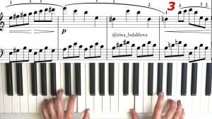 НЕСЛОЖНАЯ КРАСИВАЯ МЕЛОДИЯ на пианино VERY EASY BEAUTIFUL piano music sheets score partitura notes
