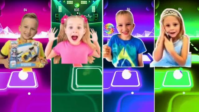 ! Влад и Ники взрывают танцпол под COFFIN DANCE на плитках Tiles Hop! 👦👦🔥🎵🕺🚀 смотреть онлайн