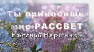 Ты приносишь мне рассвет, Евгений Мартынов, песни для души