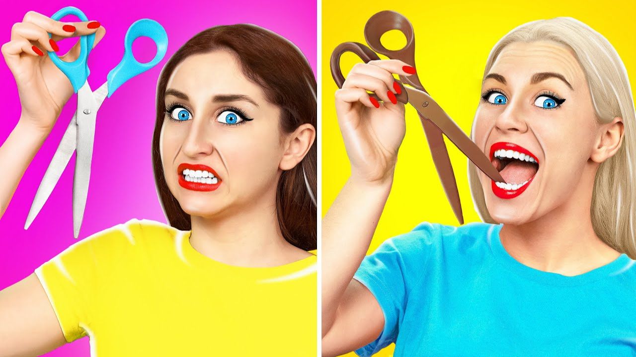 Челлендж. Шоколадная еда vs. Настоящая еда #8 # Смешные розыгрыши от Multi DO Challenge смотреть онлайн