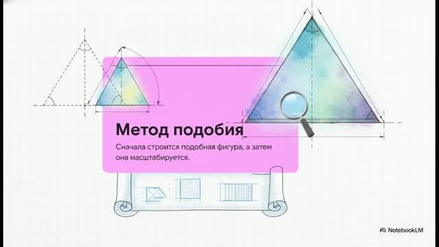 Геометрия 8 класс 72 Метод подобия в задачах на построение
