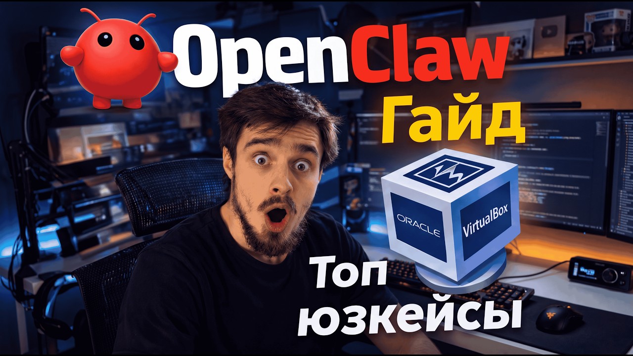 OpenClaw: Полный гайд по установке и настройке ИИ-агента в VirtualBox + БОНУС 2 юзкейса смотреть онлайн