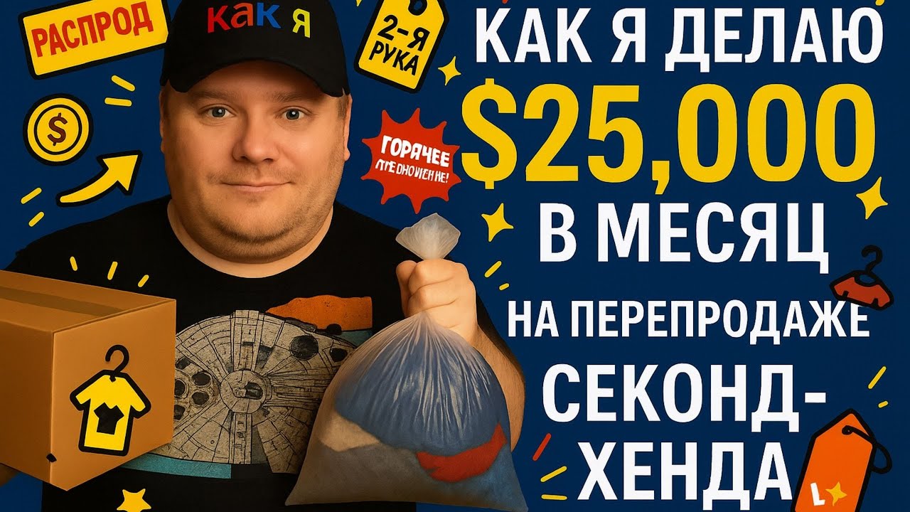 Как я делаю $25,000 в месяц на перепродаже секонд-хенда на eBay #ebay смотреть онлайн
