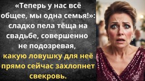 Свекровь разоблачила сватью прямо на свадьбе | Истории из жизни
