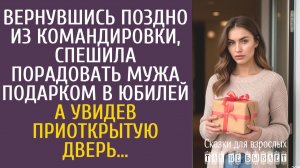 Истории из жизни: Вернувшись поздно из командировки, спешила порадовать мужа подарком в юбилей…