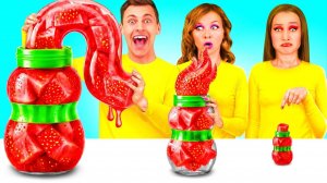 Большая, Средняя или Маленькая Тарелка Челлендж # Вкусные Кухонные Лайфхаки от DuKoDu Challenge
