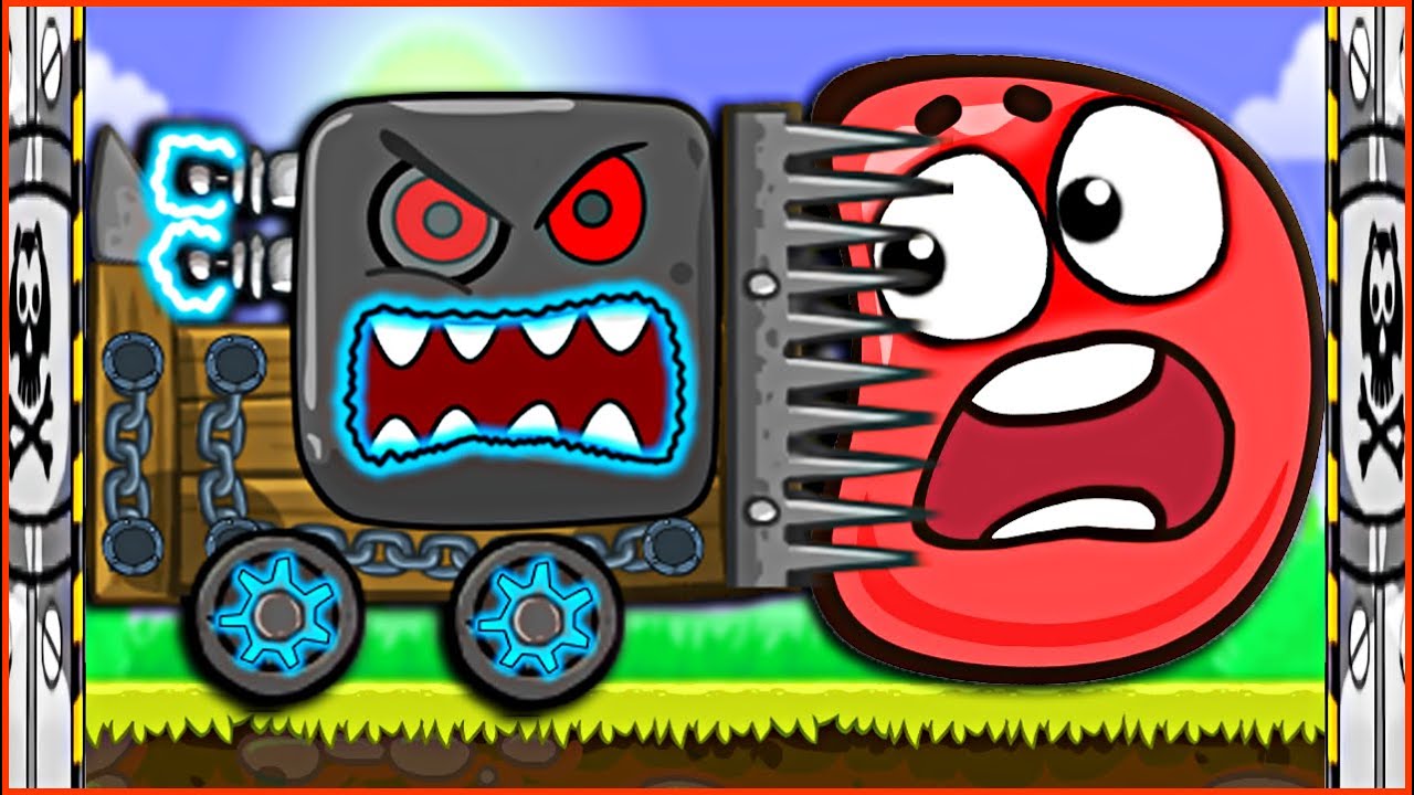 ALL BOSS FIGHTS In The Game About The Red Ball 4. Animation Battle