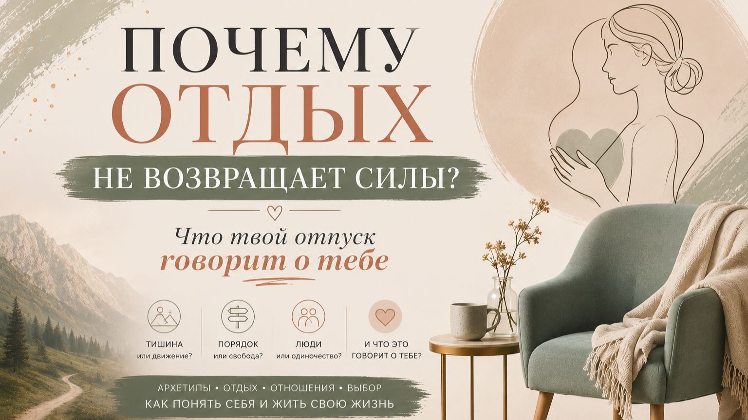 Почему отдых не возвращает силы? Что твой отпуск говорит о тебе