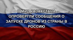 В МИД Казахстана опровергли сообщения о запуске дронов из страны в Россию