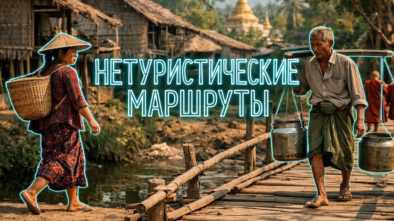 Нетуристические маршруты. Удивительные деревни Мьянмы. смотреть онлайн