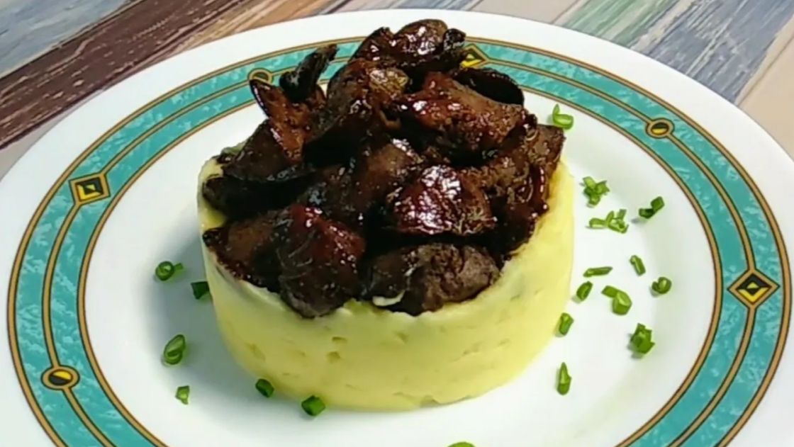 ПРОСТОЙ РЕЦЕПТ! Куриная печень в глазури на сковороде. Очень вкусно и просто!